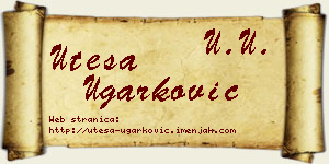 Uteša Ugarković vizit kartica